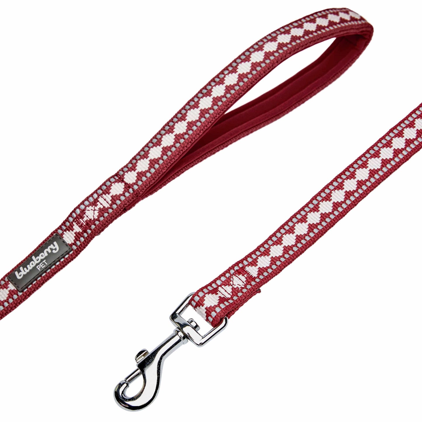 3M Reflective Jacquard Dog Leash with Neoprene Lined Handle