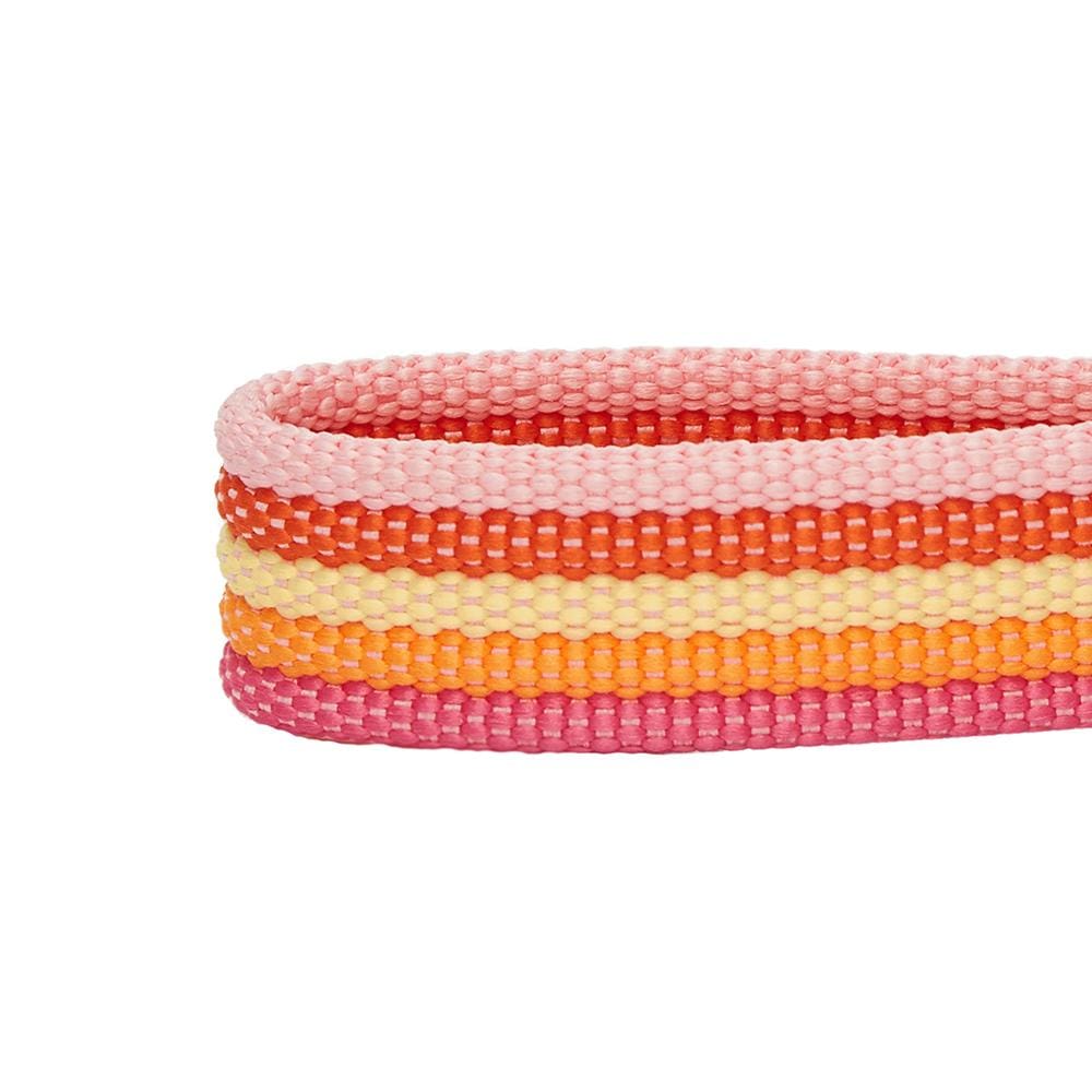 Multi-colored Stripe Dog Collar